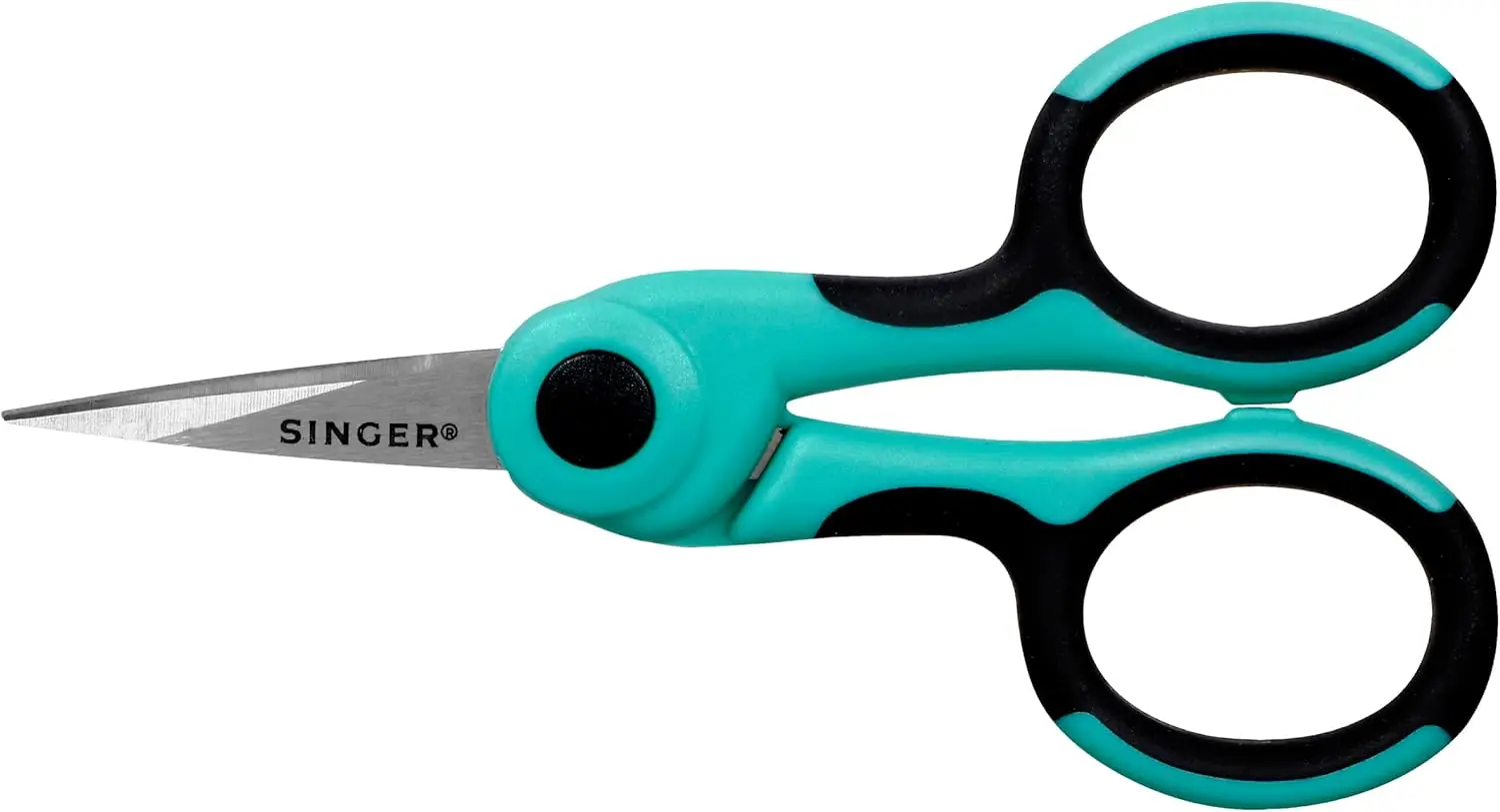 4.5-Inch Detail Scissors with Nano Tip for Precision Crafting, Ergonomic TPR Handles, Stainless Steel Blades
4.5-Inch Detail Scissors with Nano Tip for Precision Crafting, Ergonomic TPR Handles, Stainless Steel Blades