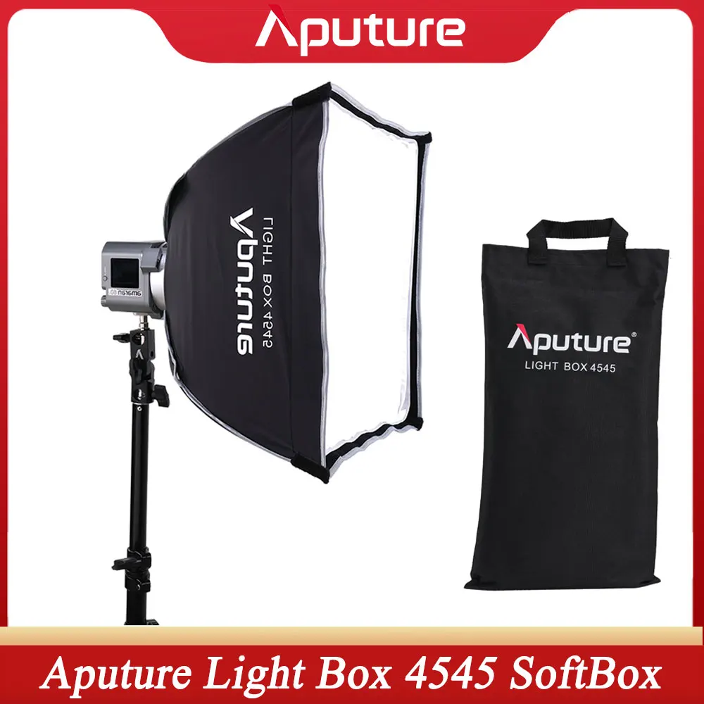 Aputure LIGHT BOX 4545 Square Softbox for Amaran COB 60, 100, 200 series LED Video Light
Aputure LIGHT BOX 4545 Square Softbox for Amaran COB 60, 100, 200 series LED Video Light
