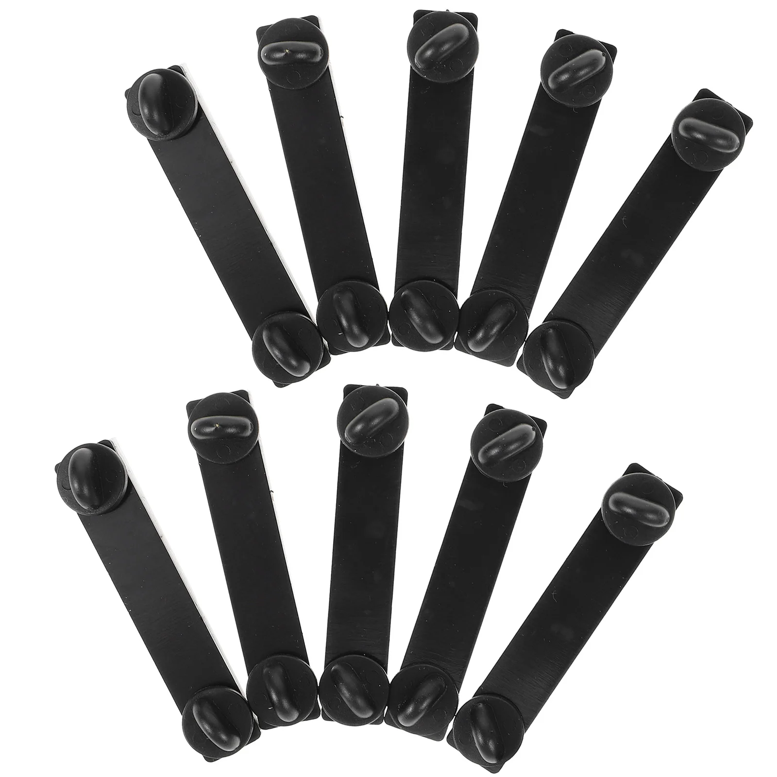 10 Pcs Pin Back Bars Spur Brooch Clutch Replacement Jewelry Locking Enamel Black Backings Pins Crafts Brooch Keepers Badges
10 Pcs Pin Back Bars Spur Brooch Clutch Replacement Jewelry Locking Enamel Black Backings Pins Crafts Brooch Keepers Badges