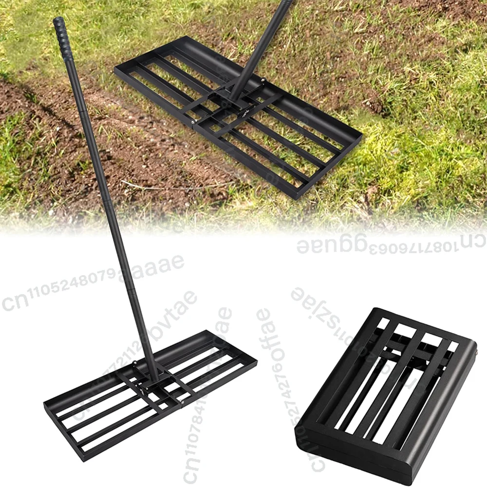 75cm Lawn Levelling Rake Levelawn Tool Extra Long Handle Garden Tool for Grass Surface Preparation Stainless Steel
75cm Lawn Levelling Rake Levelawn Tool Extra Long Handle Garden Tool for Grass Surface Preparation Stainless Steel