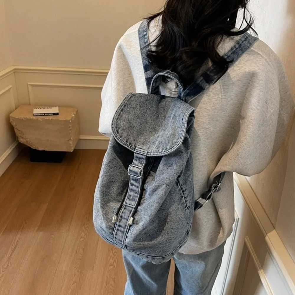 Casual Fashion Denim Backpack Vintage Large Capacity Cowboy Travel Back Packs Retro Soft Student Schoolbags for Girls
Casual Fashion Denim Backpack Vintage Large Capacity Cowboy Travel Back Packs Retro Soft Student Schoolbags for Girls