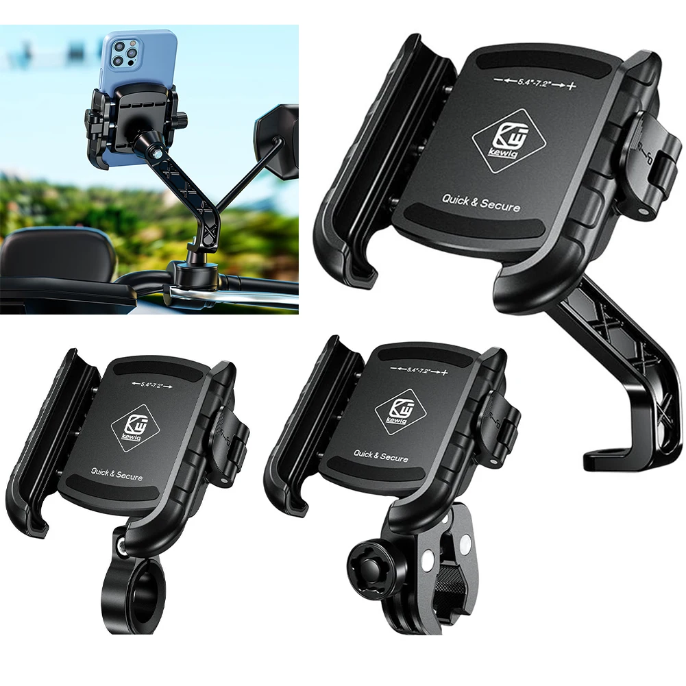 Motorcycle Bike Phone Holder Shockproof MTB Bicycle Handlebar Rearview Mirror Mount GPS Bracket for 3-7 inch Mobile Phone Stand
Motorcycle Bike Phone Holder Shockproof MTB Bicycle Handlebar Rearview Mirror Mount GPS Bracket for 3-7 inch Mobile Phone Stand