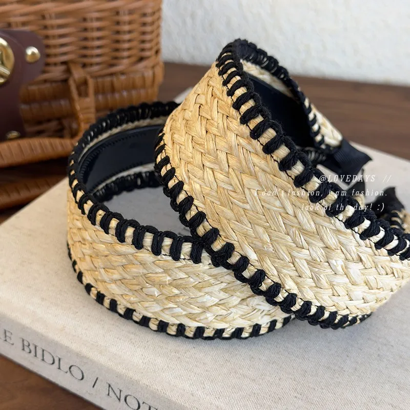 Headband Straw Woven Wide Bohemian Beach Vacation Photoshoot Premium Non Slip Hair Accessory for Women Summer Style
Headband Straw Woven Wide Bohemian Beach Vacation Photoshoot Premium Non Slip Hair Accessory for Women Summer Style