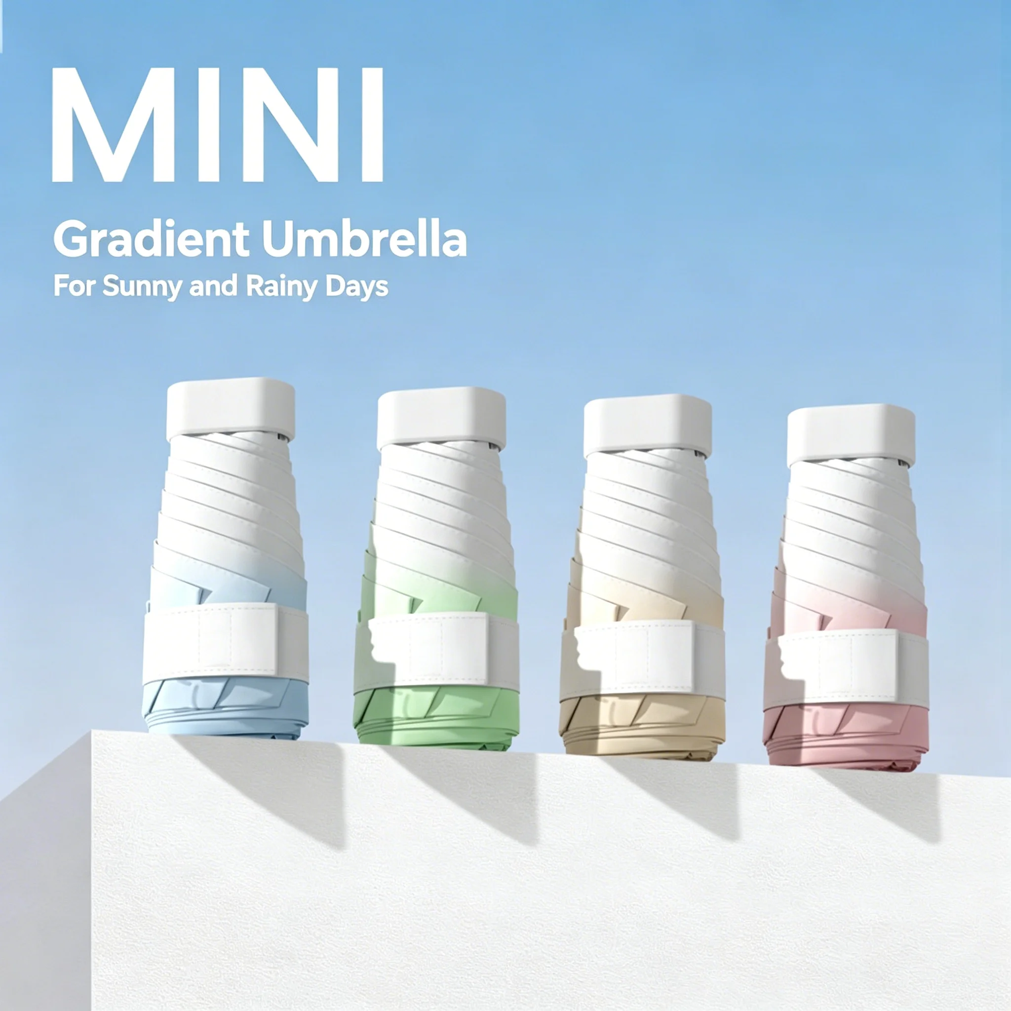 Mini Umbrella 6-Fold UV Protection Sunshade Portable Rain Sunscreen Vinyl Small Umbrella for All Seasons for Men And Women
Mini Umbrella 6-Fold UV Protection Sunshade Portable Rain Sunscreen Vinyl Small Umbrella for All Seasons for Men And Women