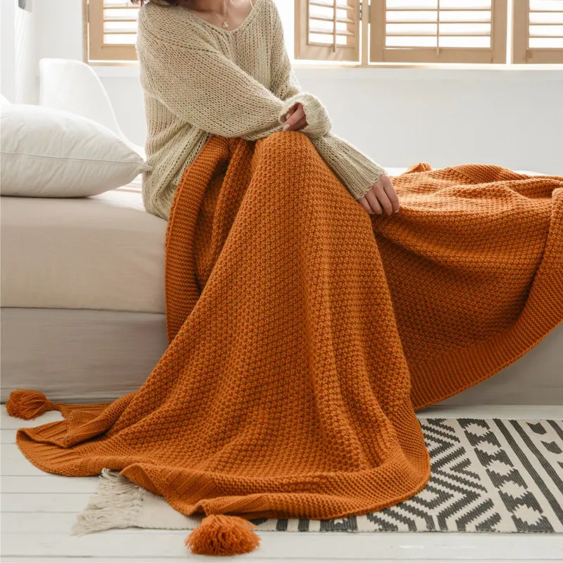 Nordic Knitted Throw Blanket, Multi-Color Soft Throw, Machine Washable Bed Runner with Fringe, Versatile Lightweight Decor
Nordic Knitted Throw Blanket, Multi-Color Soft Throw, Machine Washable Bed Runner with Fringe, Versatile Lightweight Decor