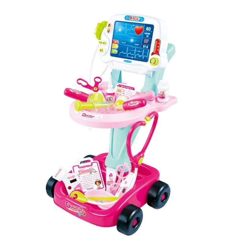 54DA Doctor Cart Complete Medical- Tools with Stethoscope and
54DA Doctor Cart Complete Medical- Tools with Stethoscope and