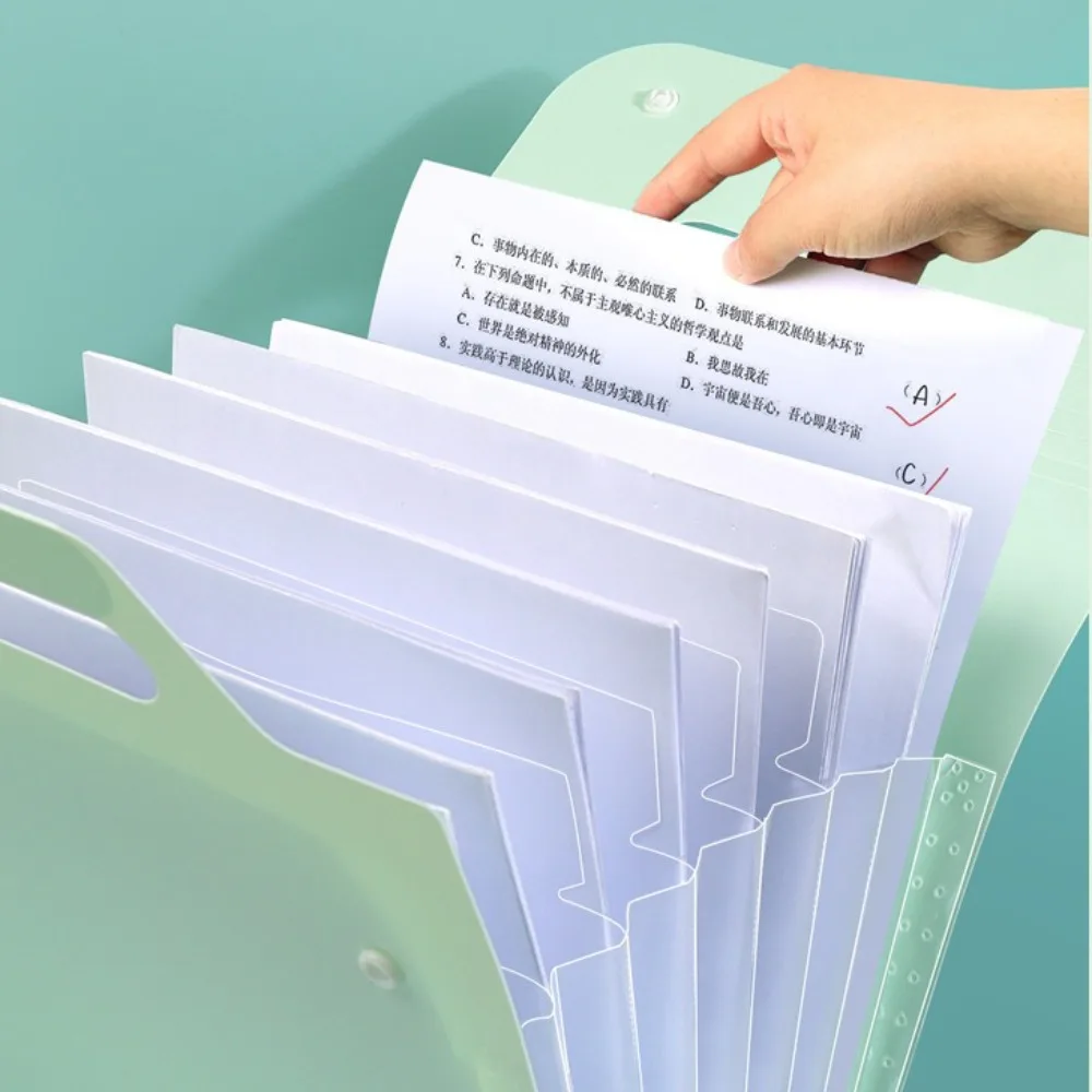 New Plastic Organ Bag 7 Pocket Large Capacity Vertical Folder Thickened Expandable Data Storage Bag School Office Supplies
New Plastic Organ Bag 7 Pocket Large Capacity Vertical Folder Thickened Expandable Data Storage Bag School Office Supplies