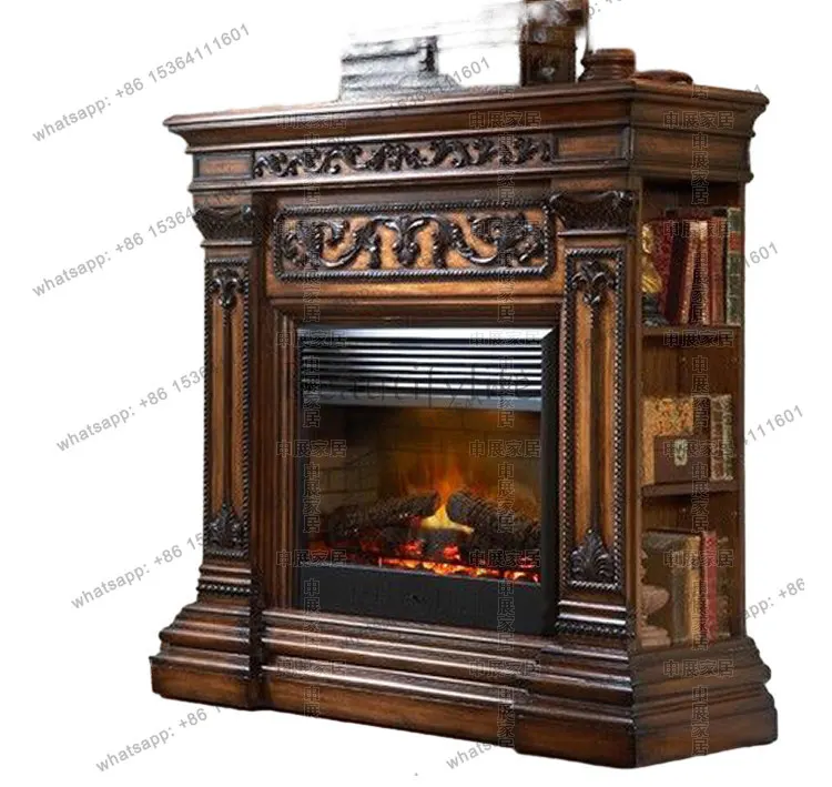 Customizable oak all solid wood European engraved American classical decorative fireplace
Customizable oak all solid wood European engraved American classical decorative fireplace