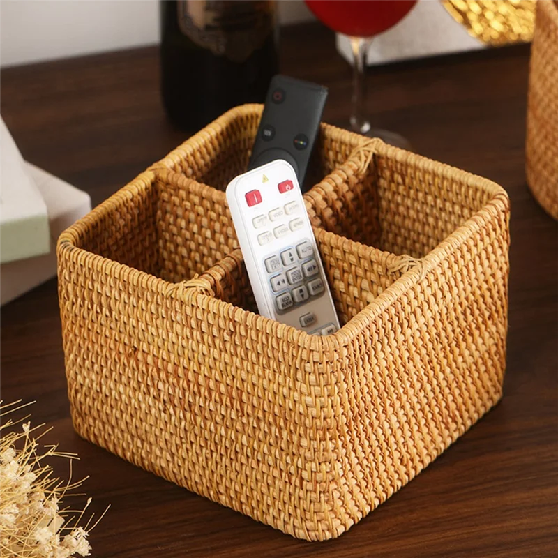 Hand-Woven Storage Box, Handle Remote Control Basket, Mobile Phone Decorative Box, Home Office Storage Box
Hand-Woven Storage Box, Handle Remote Control Basket, Mobile Phone Decorative Box, Home Office Storage Box