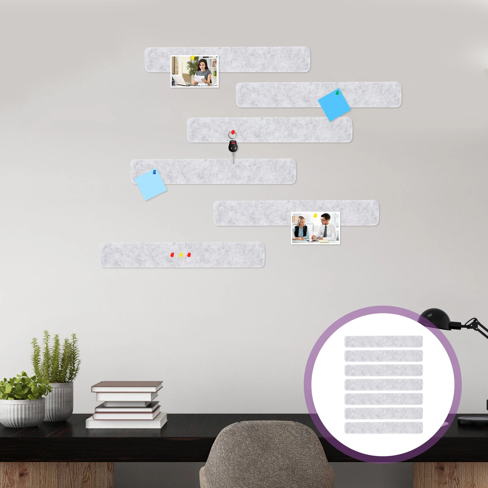 8 pcs Bulletin Strips Adhesive Memo Pushpins Wall Organizer Felt Pin Board Display For Photos Notes Crafts Felt Wall Board Bar
8 pcs Bulletin Strips Adhesive Memo Pushpins Wall Organizer Felt Pin Board Display For Photos Notes Crafts Felt Wall Board Bar