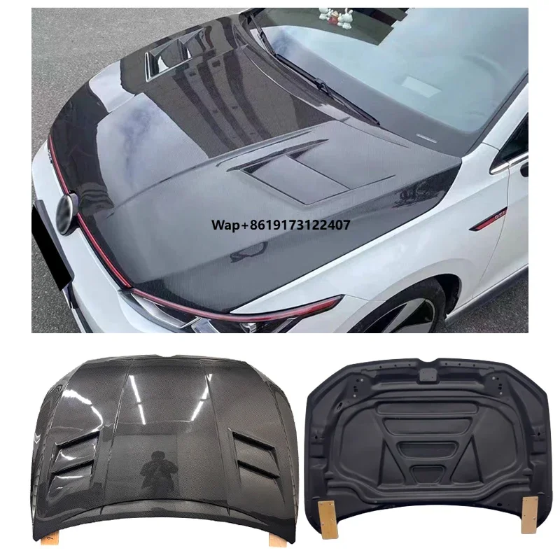 High Quality Wet Carbon Fiber Hood VW Golf8 MK8 GTI 2020-2024 Exterior Accessories Screw Fixing Mk8 GTi R Forge Carbon Fiber
High Quality Wet Carbon Fiber Hood VW Golf8 MK8 GTI 2020-2024 Exterior Accessories Screw Fixing Mk8 GTi R Forge Carbon Fiber
