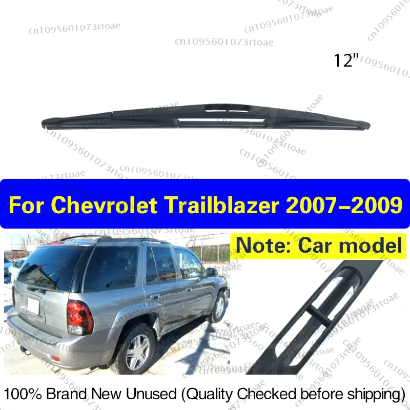 12" Rear Windshield Windscreen Window Wiper Blade For Chevrolet Trailblazer 2007-2009 Car Accessories (Not Fit Metal REAR Wiper) 
12" Rear Windshield Windscreen Window Wiper Blade For Chevrolet Trailblazer 2007-2009 Car Accessories (Not Fit Metal REAR Wiper)
