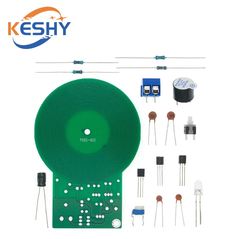 JS-60 DIY Metal Detector Kit DIY Electronic Kit DC 3V-5V 60mm Non-contact Sensor Board Module Part Metal
JS-60 DIY Metal Detector Kit DIY Electronic Kit DC 3V-5V 60mm Non-contact Sensor Board Module Part Metal
