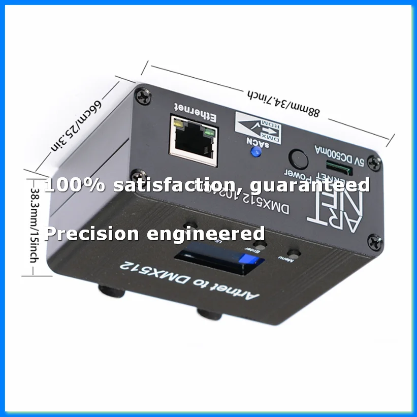 ArtNet DMX512 Ethernet Lighting Controller Interface 2 Universe 1024 Disco,RDM/Ascn Version-AD23
ArtNet DMX512 Ethernet Lighting Controller Interface 2 Universe 1024 Disco,RDM/Ascn Version-AD23