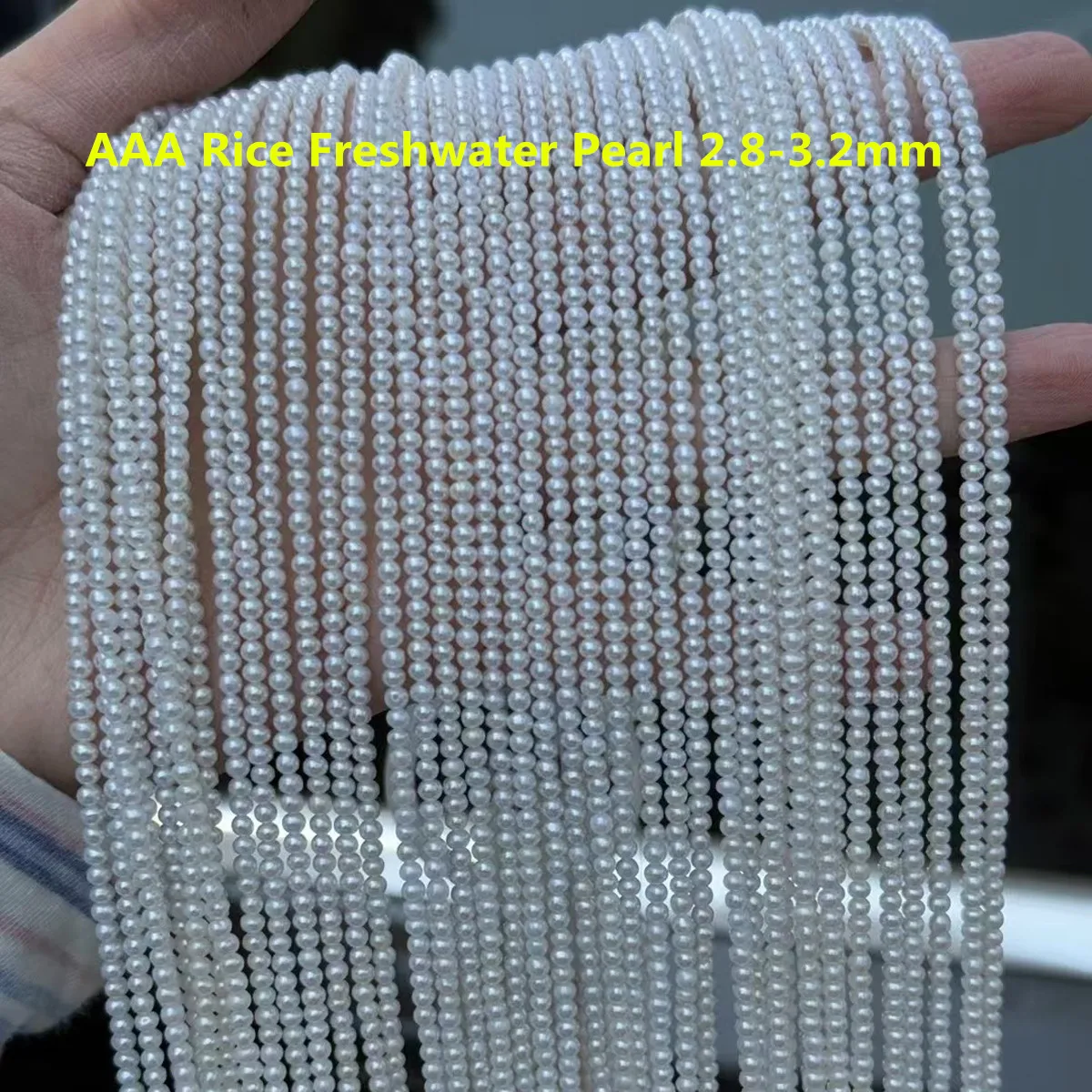 AAA Rice Isolation Pearl Natural Freshwater Small Pearl 2.8-3.2mm For Jewelry Making DIY Necklace Earrings Bracelet Accessory
AAA Rice Isolation Pearl Natural Freshwater Small Pearl 2.8-3.2mm For Jewelry Making DIY Necklace Earrings Bracelet Accessory