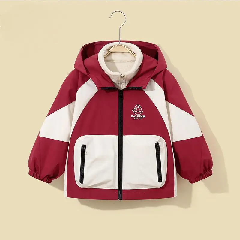 Boys Girls Kids Waterproof Jacket Spring Autumn Loose Children's Thicken Warm Cotton Outerwear Casual Windbreaker Kids Clothes
Boys Girls Kids Waterproof Jacket Spring Autumn Loose Children's Thicken Warm Cotton Outerwear Casual Windbreaker Kids Clothes