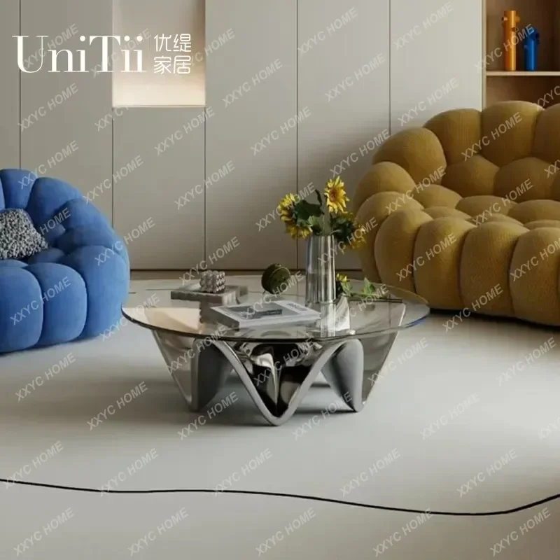 L Modern Simple Glass Hexagonal Coffee Table Small Apartment Living Room Home Minimalist Creative Round Tea Table
L Modern Simple Glass Hexagonal Coffee Table Small Apartment Living Room Home Minimalist Creative Round Tea Table