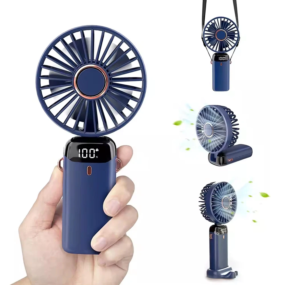 Portable Neck Hanging Fan 5 Speed with Display Screen Mini Cooling Fan Home School Foldable Rechargeable USB Handheld Fan
Portable Neck Hanging Fan 5 Speed with Display Screen Mini Cooling Fan Home School Foldable Rechargeable USB Handheld Fan