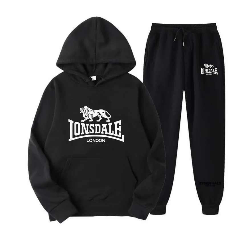 Men's autumn and winter hooded shirt sports suit, sweater running suit, pattern printed, unisex, comfortable version
Men's autumn and winter hooded shirt sports suit, sweater running suit, pattern printed, unisex, comfortable version