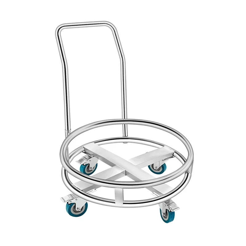 Applicable to Stainless steel round turnover trolley universal wheel mobile steamer rack thickened transport tool trolley
Applicable to Stainless steel round turnover trolley universal wheel mobile steamer rack thickened transport tool trolley