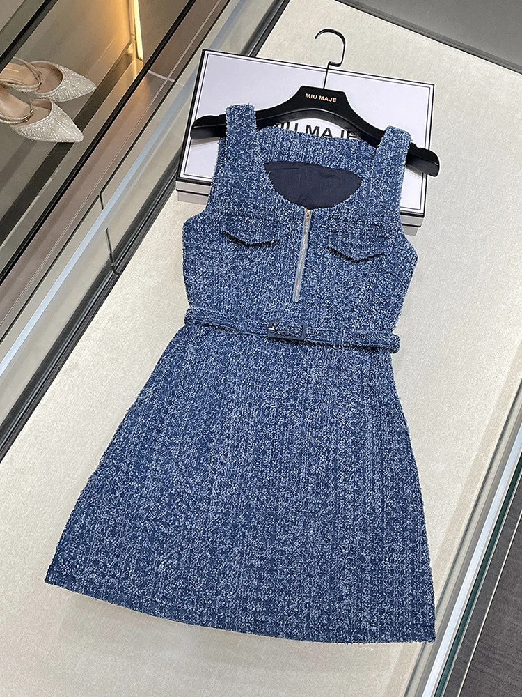 Sle Little Bla Dr with Denim Crop Top High Waist A-Line Skirt Svel round Ne Summer Commute Dr
Sle Little Bla Dr with Denim Crop Top High Waist A-Line Skirt Svel round Ne Summer Commute Dr