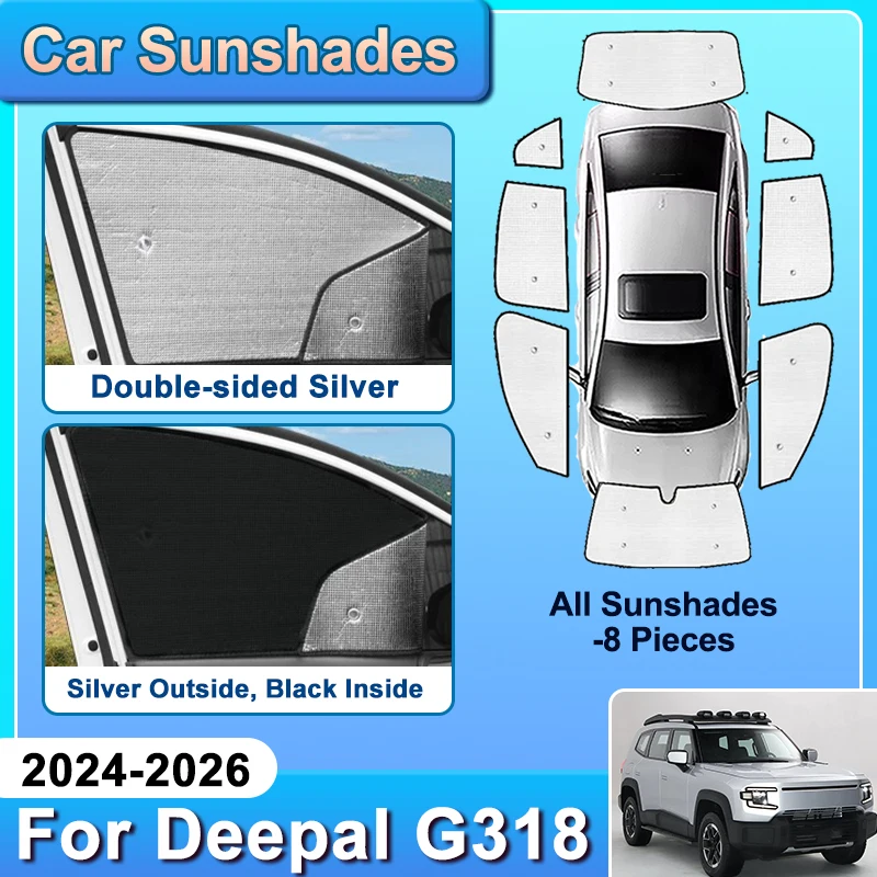 For Deepal G318 2024 2025 2026 Anti-UV Car Side Windows Sunshade Cover Privacy Blind Sun Visor Cover Protection Auto Accessories
For Deepal G318 2024 2025 2026 Anti-UV Car Side Windows Sunshade Cover Privacy Blind Sun Visor Cover Protection Auto Accessories