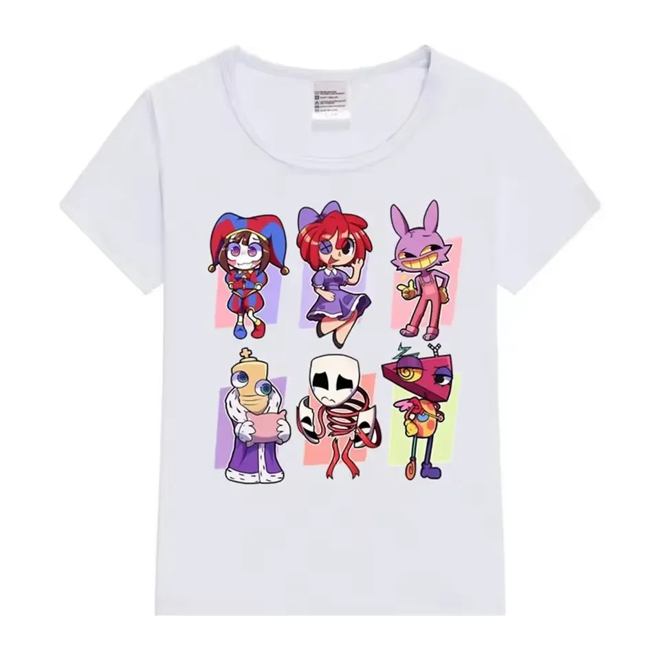 The Amazing Digital Circus Children T-Shirts Short Sleeve Boys Girls Cartoon Pomni Baby Tops Casual Clothes Summer Tee Shirt
The Amazing Digital Circus Children T-Shirts Short Sleeve Boys Girls Cartoon Pomni Baby Tops Casual Clothes Summer Tee Shirt