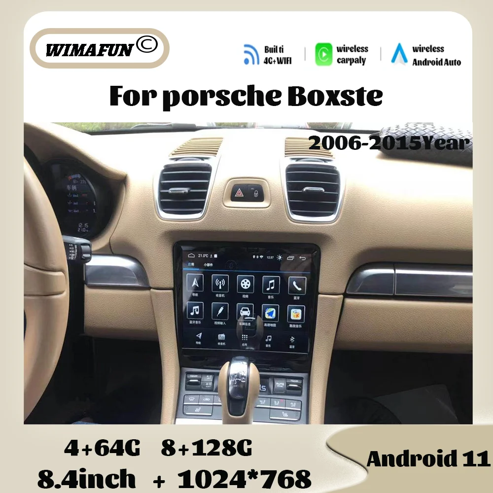 8,4 "для porsche Boxster 981 718 911 997 2004-2016 беспроводной 4G WIFI GPS автомобильный радиоприемник, мультимедийное головное устройство Carplay Android 11
8,4 "для porsche Boxster 981 718 911 997 2004-2016 беспроводной 4G WIFI GPS автомобильный радиоприемник, мультимедийное головное устройство Carplay Android 11