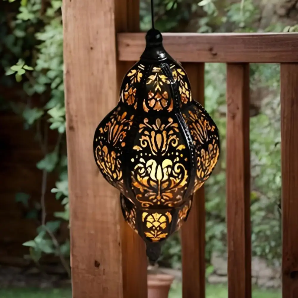Солнечный фонарь на солнечной энергии, водонепроницаемый, из кованого железа, для наружного декора, с крючком, ажурный, садовый светильник для улицы
Солнечный фонарь на солнечной энергии, водонепроницаемый, из кованого железа, для наружного декора, с крючком, ажурный, садовый светильник для улицы