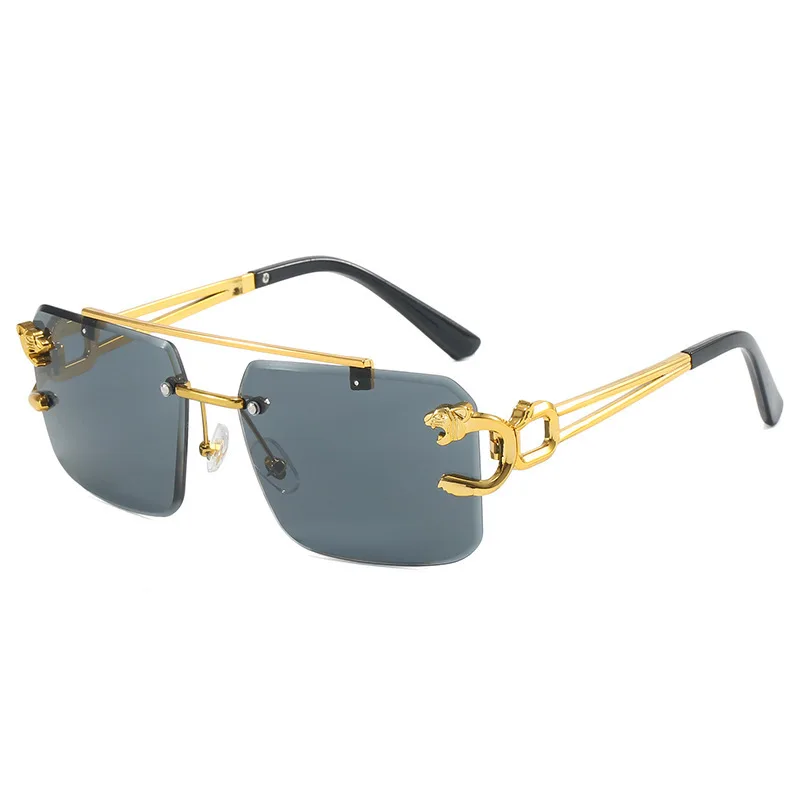 2024 New men sun glasses retro double beam fashionable leopard frameless cut edge sunglasses and sunglasses women sunglasses
2024 New men sun glasses retro double beam fashionable leopard frameless cut edge sunglasses and sunglasses women sunglasses