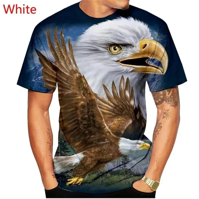 3D Printing Eagle Graphic T Shirts For Men Women Short Sleeve Casual Round Neck Tee Tops Full Print Oversized Streetwear Tshirt
3D Printing Eagle Graphic T Shirts For Men Women Short Sleeve Casual Round Neck Tee Tops Full Print Oversized Streetwear Tshirt