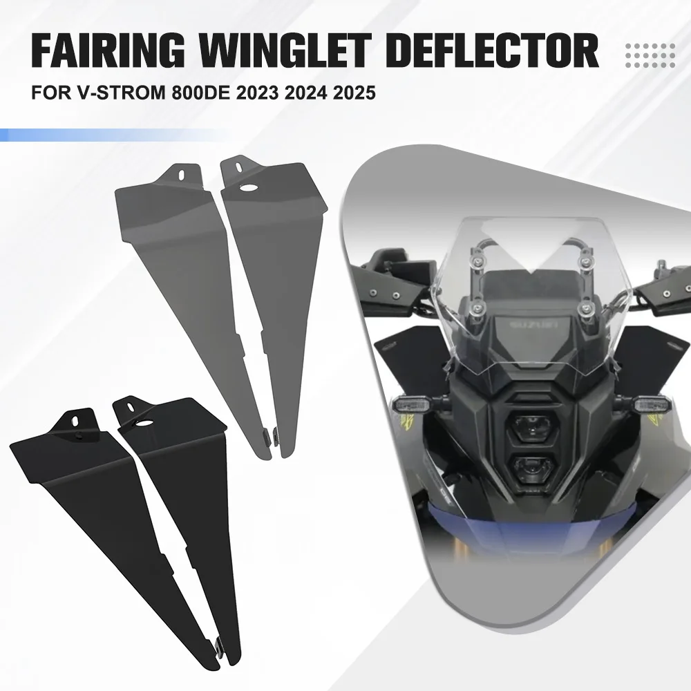 Для Suzuki V-Strom 800DE 2024 2025 боковой дефлектор VSTROM 800 DE 2026 ветровой дефлектор мотоцикла боковой экран защита от атмосферных воздействий 
Для Suzuki V-Strom 800DE 2024 2025 боковой дефлектор VSTROM 800 DE 2026 ветровой дефлектор мотоцикла боковой экран защита от атмосферных воздействий