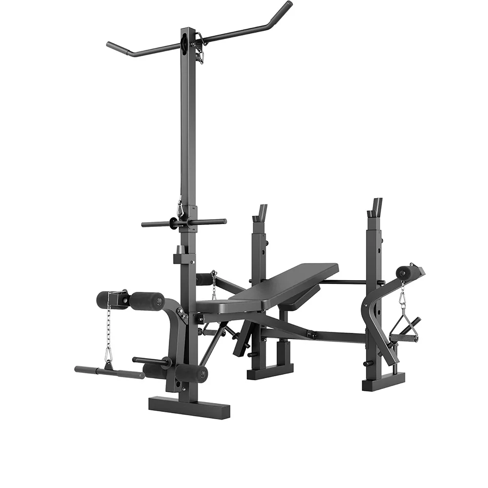 Weight Bench Set, Multi-Function Bench Press Rack Set with Leg Developer & LAT Pulldown, Foldable Chest Press Bench
Weight Bench Set, Multi-Function Bench Press Rack Set with Leg Developer & LAT Pulldown, Foldable Chest Press Bench