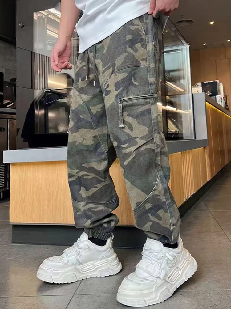 Retro Workwear Style Men's Loose Fit Camouflage Jeans Spring Summer American Trendy Loose Cuffed Pants Youth Handsome Long Tr...
Retro Workwear Style Men's Loose Fit Camouflage Jeans Spring Summer American Trendy Loose Cuffed Pants Youth Handsome Long Tr...