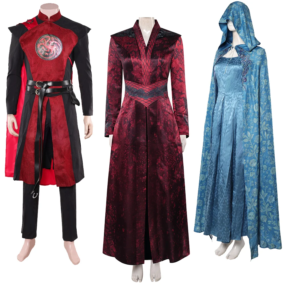 Princess Rhaenyra Costume Targaryen Jacaerys Alicent Cosplay Hightower Dress Cloak Adult Men Women Halloween Carnival Disguise
Princess Rhaenyra Costume Targaryen Jacaerys Alicent Cosplay Hightower Dress Cloak Adult Men Women Halloween Carnival Disguise