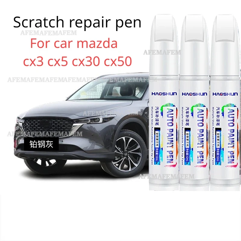 For Mazda CX5 CX3 CX30 CX50 touch-up paint pen, platinum steel gray car paint scratch repair pearlescent white Mazda paint pen
For Mazda CX5 CX3 CX30 CX50 touch-up paint pen, platinum steel gray car paint scratch repair pearlescent white Mazda paint pen