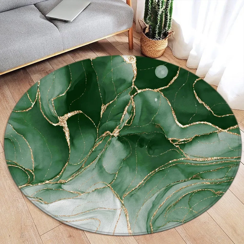 Green Marble Round Carpet Gold Lines Abstract Ink Art Textured Pattern Modern Home Living Room Bedroom Decorative Mat Floor Rugs
Green Marble Round Carpet Gold Lines Abstract Ink Art Textured Pattern Modern Home Living Room Bedroom Decorative Mat Floor Rugs