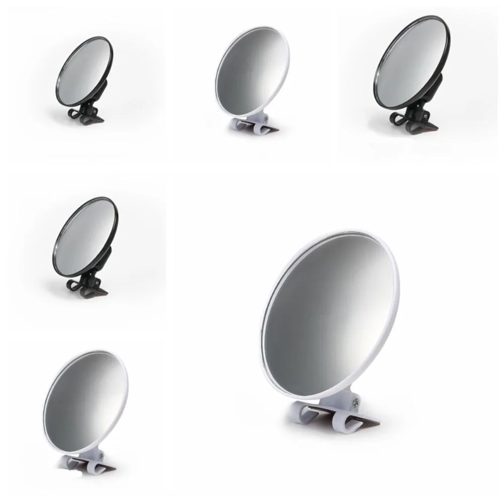 Round Rearview Mirror Covers Auxiliary Rear View Adjustable Wide Angle Convex Mirror Car Auxiliary 360 Rotation