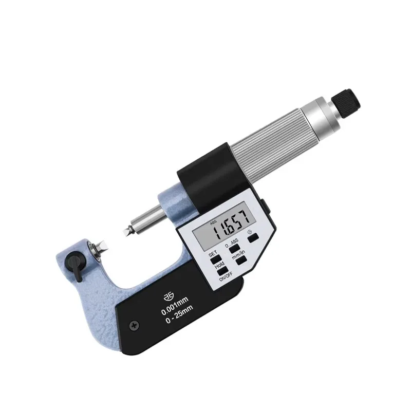 High-Precision Stainless Steel Digital Thread Micrometer 0-75mm 0.001mm, 1 Year Warranty
High-Precision Stainless Steel Digital Thread Micrometer 0-75mm 0.001mm, 1 Year Warranty