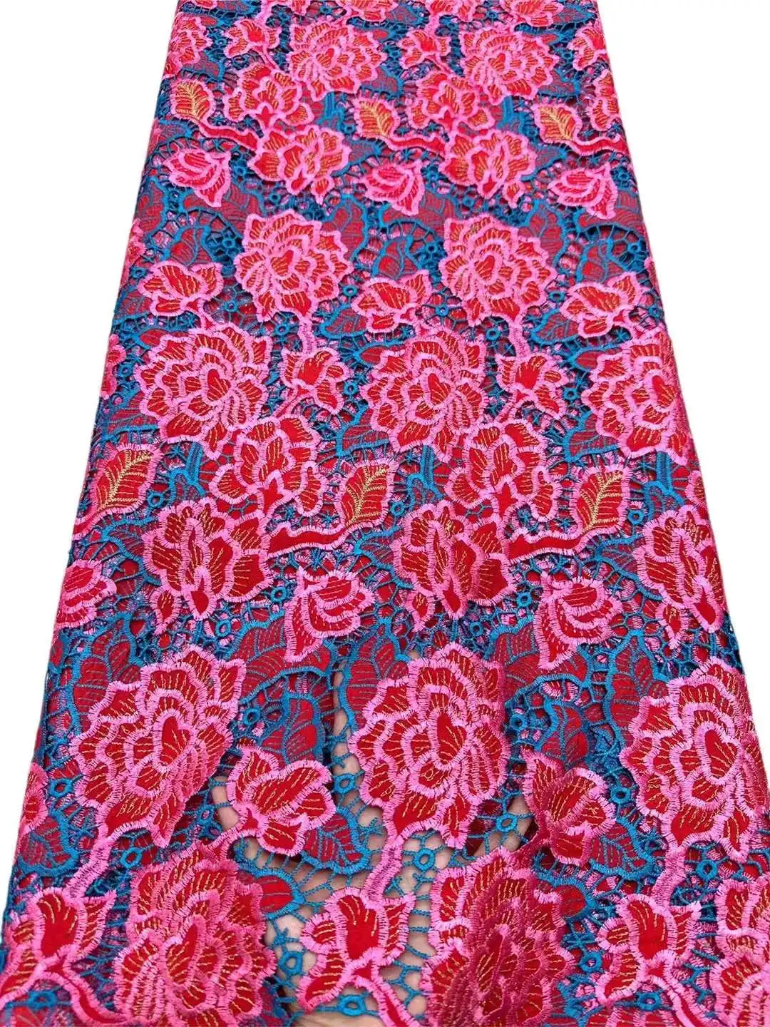 African Mesh Lace Fabric Nigerian Tulle Chiffon Embroidery Craft Flowers Pattern Sewing Design Wedding Dress Skirt Supplies Prom
African Mesh Lace Fabric Nigerian Tulle Chiffon Embroidery Craft Flowers Pattern Sewing Design Wedding Dress Skirt Supplies Prom