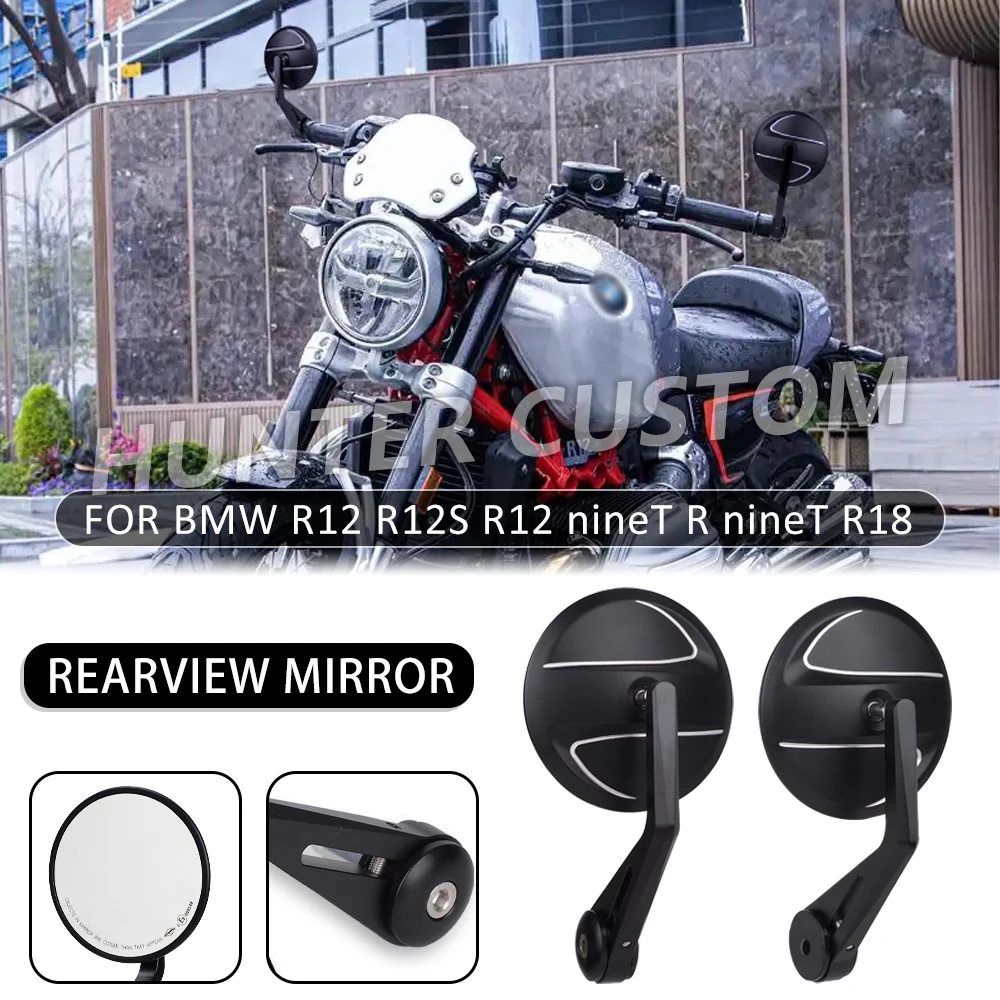 Motorcycle Retro Style Rear View Mirror For BMW R12 nineT RnineT R12S R18 S1000R RCNC Aluminium Handlebar Side Rearview Mirror
Motorcycle Retro Style Rear View Mirror For BMW R12 nineT RnineT R12S R18 S1000R RCNC Aluminium Handlebar Side Rearview Mirror