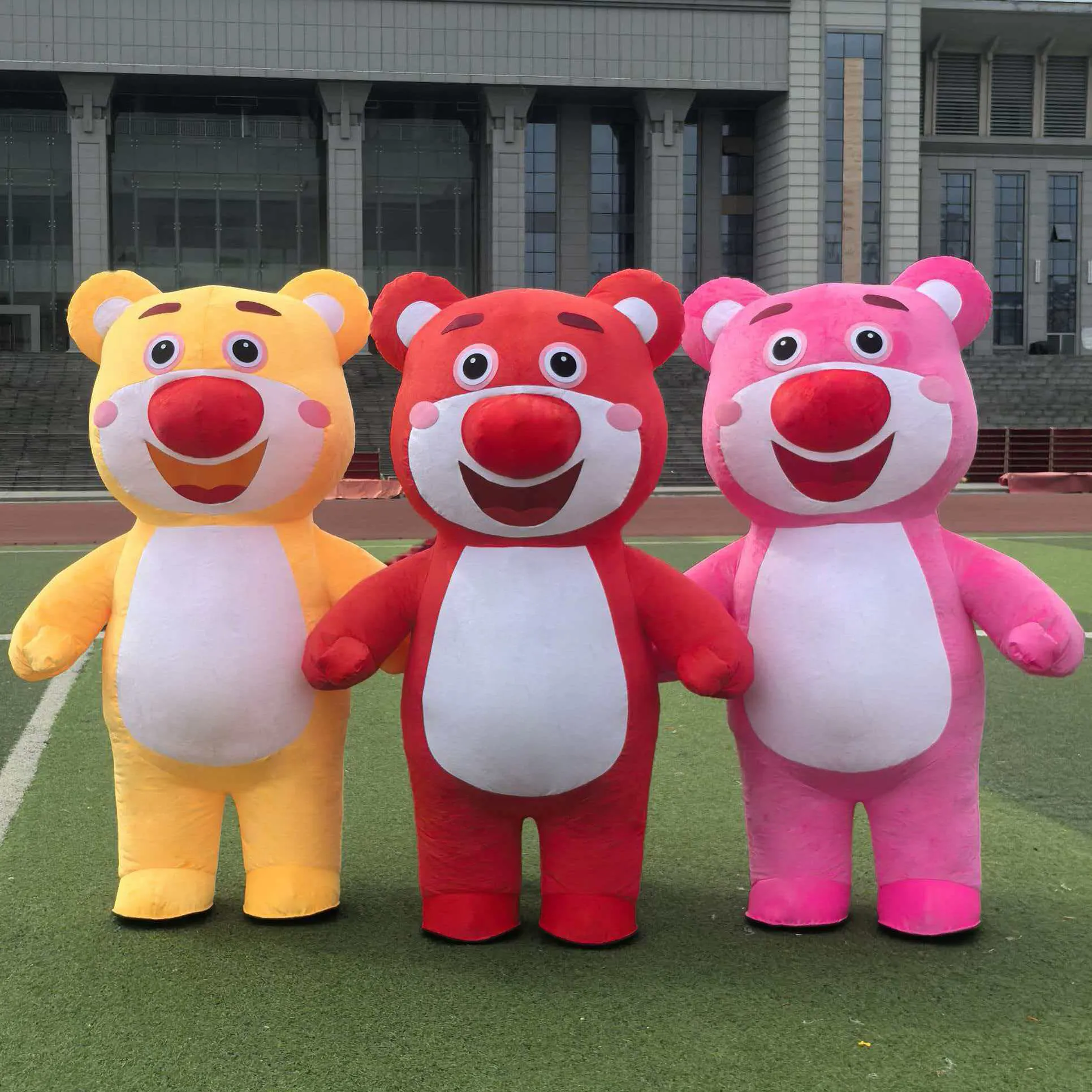 Inflatable Pink Bear Mascot Costume Blow Up Suits Entertainment Halloween Christmas Fancy Party No Battery
Inflatable Pink Bear Mascot Costume Blow Up Suits Entertainment Halloween Christmas Fancy Party No Battery