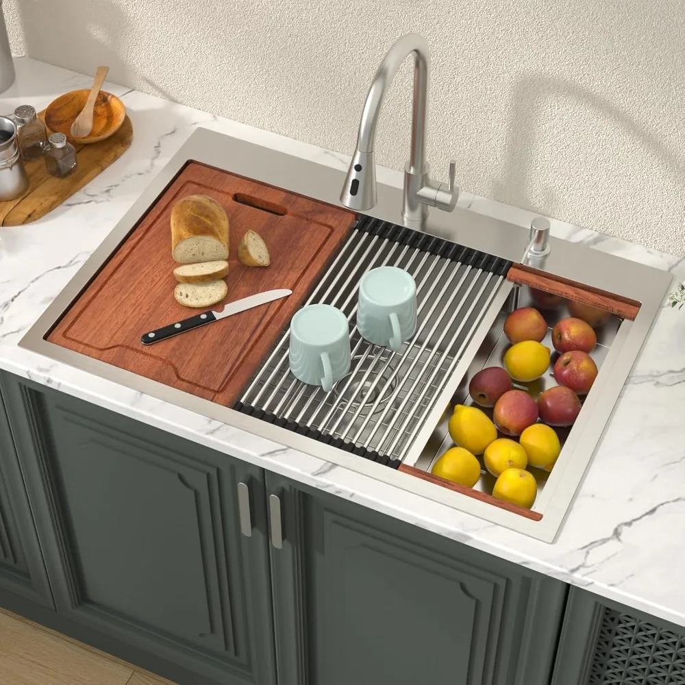 33 drop in kitchen sink stainless steel workstation 33x22 kitchen sinks drop in 16 gauge single bowl handmade topmount sink
33 drop in kitchen sink stainless steel workstation 33x22 kitchen sinks drop in 16 gauge single bowl handmade topmount sink