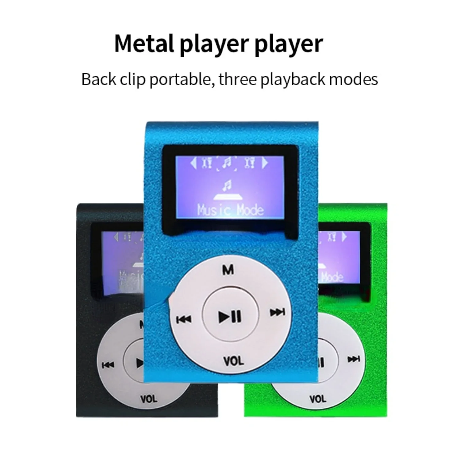 Compact Metal Clip Mini Portable MP3 Music Player for Students - Lightweight Clip-On Walkman MP3 Player with Integrated Headphon
Compact Metal Clip Mini Portable MP3 Music Player for Students - Lightweight Clip-On Walkman MP3 Player with Integrated Headphon