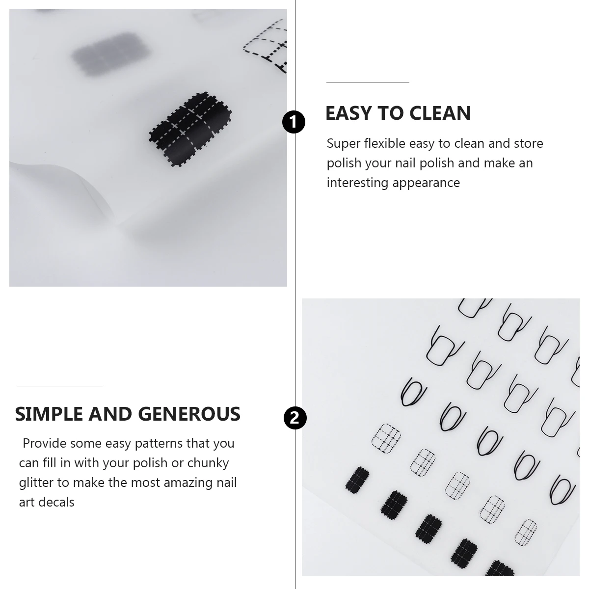 Silicone Nail Pad Sticker Guide Practice Mat Table Protector Easy Clean Hand Rest Manicure Tool Nail Stamp
Silicone Nail Pad Sticker Guide Practice Mat Table Protector Easy Clean Hand Rest Manicure Tool Nail Stamp