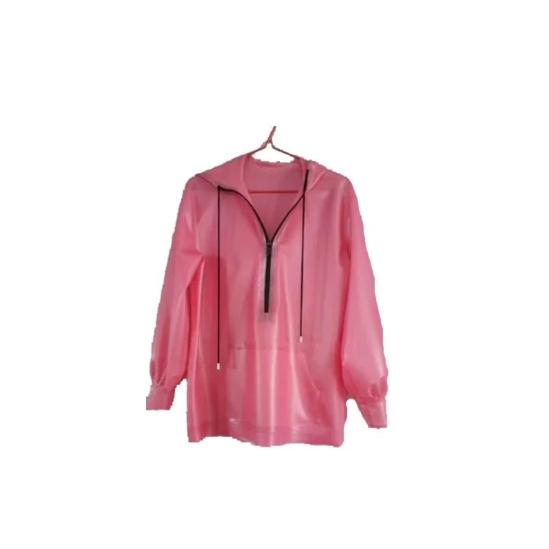 Latex Rubber Unisex Fashion Pink Top Stylish Sports Zipper Hoodie Coat Size XS-XXL
Latex Rubber Unisex Fashion Pink Top Stylish Sports Zipper Hoodie Coat Size XS-XXL