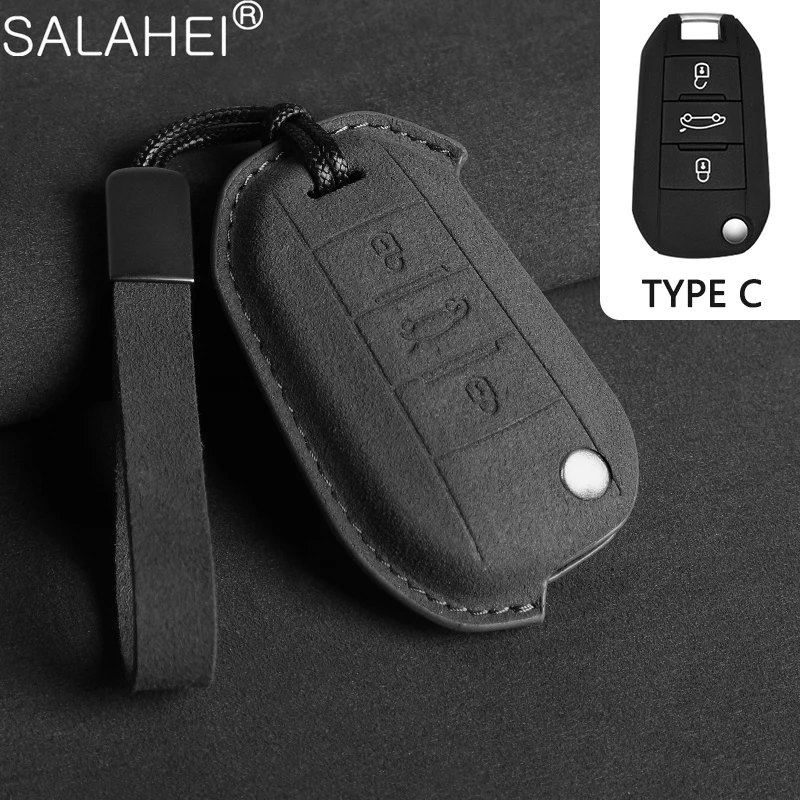 Suede Car Flip Key Case Cover Shell For Peugeot 208 308 408 508 2008 3008 4008 5008 For Citroen C3 C4 CACTUS C6 C8 Accessories
Suede Car Flip Key Case Cover Shell For Peugeot 208 308 408 508 2008 3008 4008 5008 For Citroen C3 C4 CACTUS C6 C8 Accessories