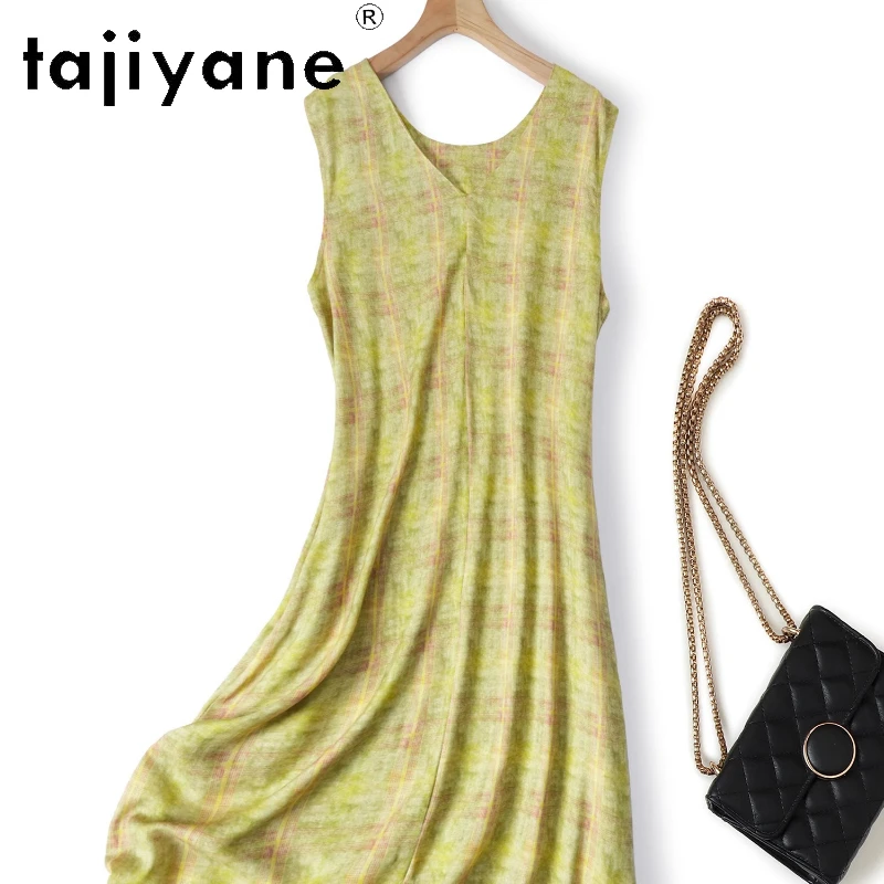 Tajiyane Mulberry Silk 70% Cotton 30% Summer New Style Front and Back Double Wear Design High-end Silk Printed Slit Vest Dress
Tajiyane Mulberry Silk 70% Cotton 30% Summer New Style Front and Back Double Wear Design High-end Silk Printed Slit Vest Dress