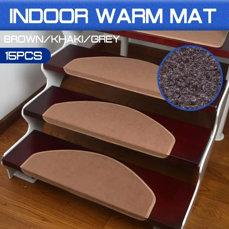 15PCS 55x21 Stair Tread Carpet Mats Self Adhesive Stair Mat Stair Mat Anti-Skid Step Rugs Safety Mute Floor Mats Indoor Warm Pad
15PCS 55x21 Stair Tread Carpet Mats Self Adhesive Stair Mat Stair Mat Anti-Skid Step Rugs Safety Mute Floor Mats Indoor Warm Pad