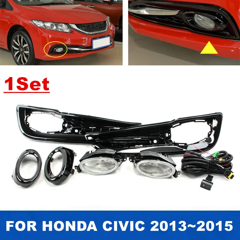 1Set Car Fog Light Assembly With Covers Fit For Honda Civic Sedan 2013 2014 2015 With Switch and Wires Upgrade Kit
1Set Car Fog Light Assembly With Covers Fit For Honda Civic Sedan 2013 2014 2015 With Switch and Wires Upgrade Kit